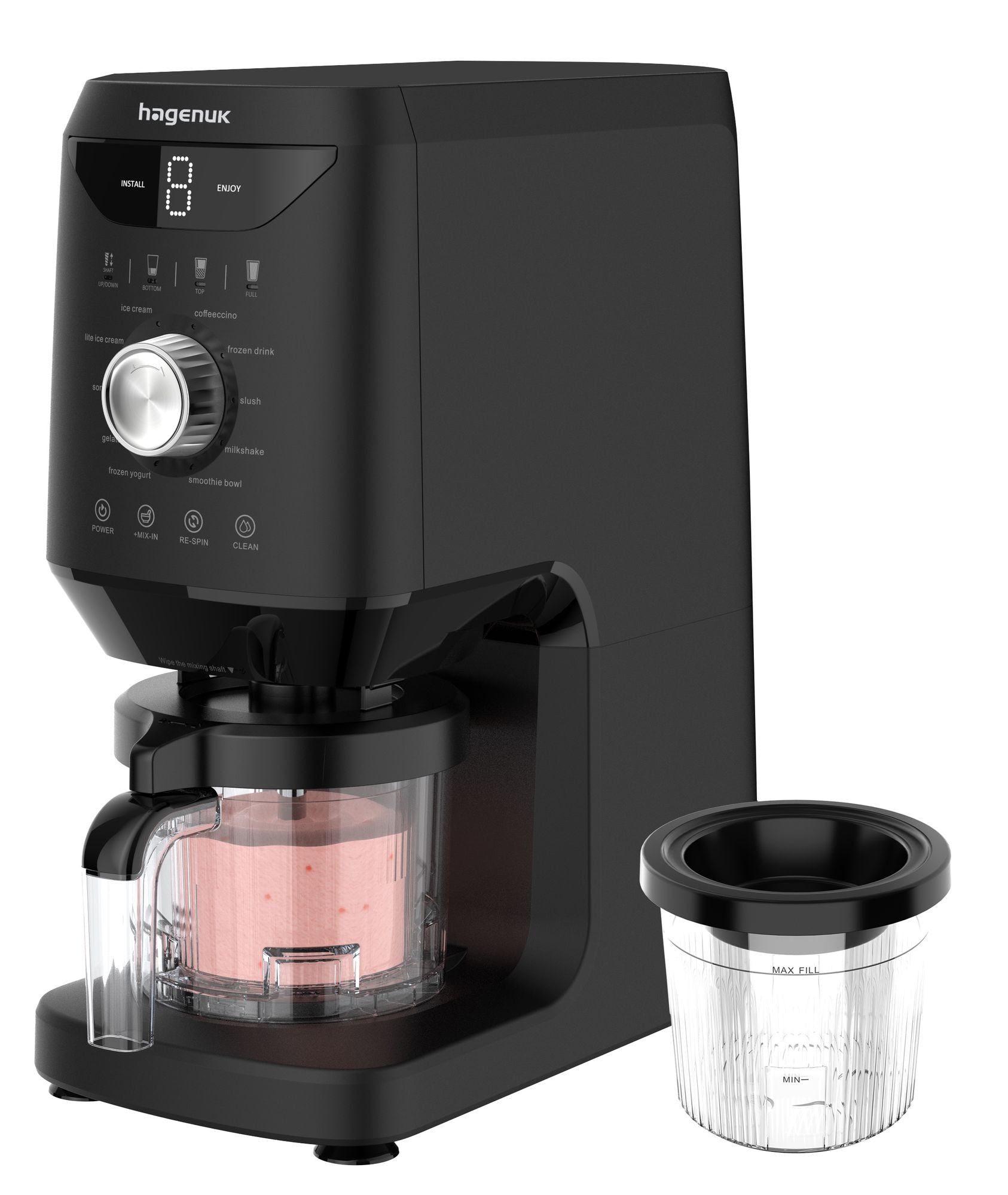 Hagenuk Eiscreme & Dessertmaschine ICM-500.05LB 800W