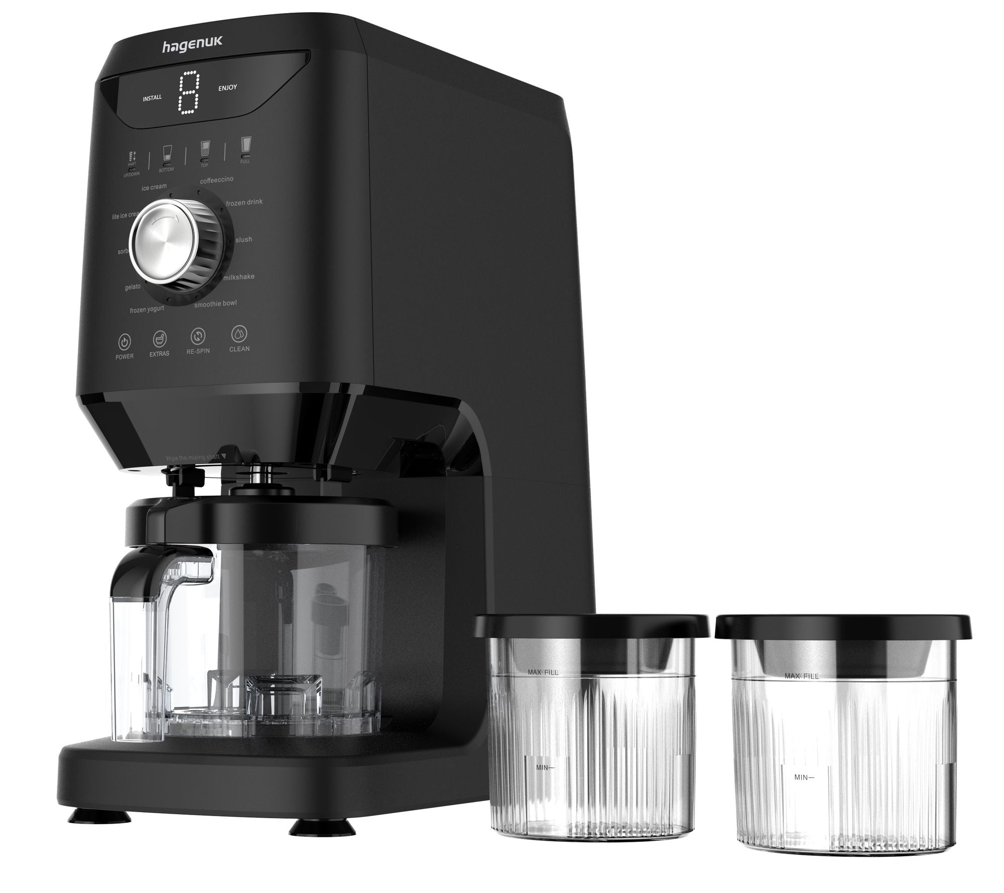 Hagenuk Eiscreme & Dessertmaschine ICM-500.05LB 800W