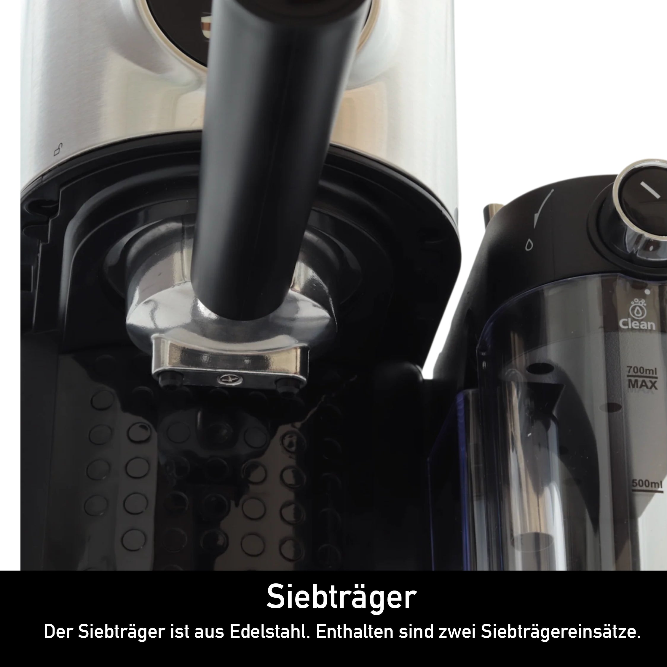 Espressomaschine mit Milchaufschäumer